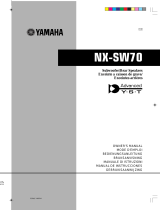Yamaha NX-SW70 Kullanım kılavuzu
