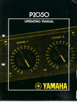 Yamaha P2050 El kitabı