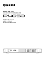 Yamaha P4050 El kitabı
