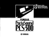 Yamaha PCS-500 El kitabı