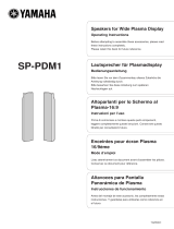 Yamaha SP-PDM1 El kitabı