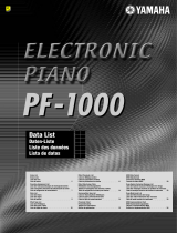 Yamaha PF-1000 Veri Sayfası