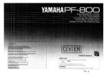 Yamaha PF-800 El kitabı