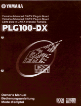 Yamaha PLG100-DX Kullanım kılavuzu