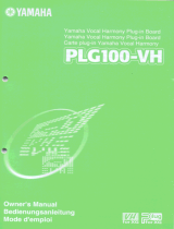 Yamaha PLG100-XG Kullanım kılavuzu