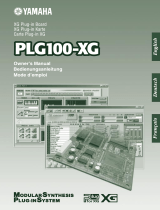 Yamaha PLG100 El kitabı