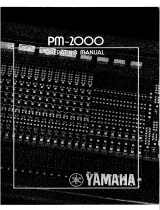 Yamaha PM-2000 El kitabı