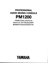 Yamaha PM1200 El kitabı