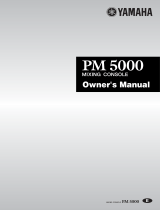 Yamaha PM5000 El kitabı