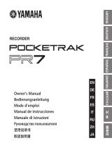 Yamaha POCKETRAK El kitabı