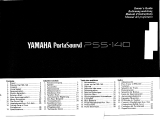 Yamaha PSS-140 El kitabı