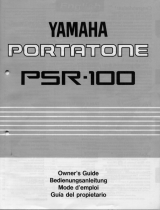 Yamaha PSR-100 El kitabı