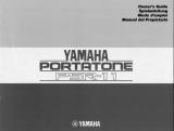 Yamaha PortaTone PSR-11 El kitabı