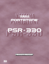 Yamaha PortaTone PSR-330 El kitabı