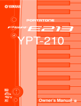 Yamaha Portatone YPT-210 El kitabı