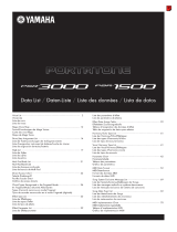 Yamaha PSR-3500 Veri Sayfası