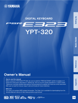 Yamaha YPT-320 El kitabı