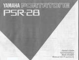 Yamaha PSR-28 El kitabı