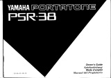 Yamaha PSR-38 El kitabı