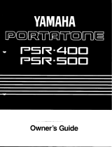 Yamaha SA500 El kitabı