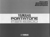 Yamaha PSR-6300 El kitabı