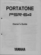 Yamaha PSR-64 El kitabı