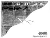 Yamaha Portatone PSR-7 El kitabı