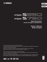 Yamaha PSR-S750 El kitabı