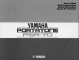 Yamaha PSR-70 El kitabı
