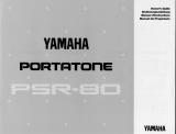 Yamaha PSR-80 Kullanım kılavuzu
