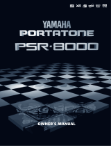 Yamaha PSR8000 Kullanım kılavuzu