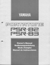 Yamaha PSR-82 El kitabı