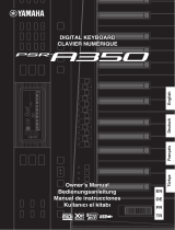 Yamaha PSR-A350 El kitabı