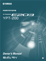 Yamaha YPT-200 Kullanım kılavuzu