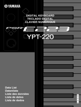 Yamaha YPT-220 Veri Sayfası