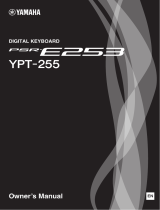 Yamaha YPT-255 Kullanım kılavuzu