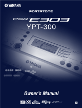 Yamaha YPT 300 - Full Size Enhanced Teaching System Music Keyboard Kullanım kılavuzu