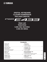 Yamaha PSR-E433 Veri Sayfası