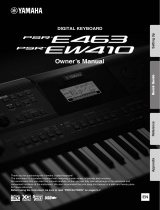 Yamaha PSR-EW410 El kitabı