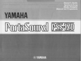 Yamaha PortaSound PSS-120 El kitabı