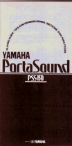 Yamaha PSS-150 El kitabı
