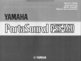 Yamaha PSS-160 El kitabı