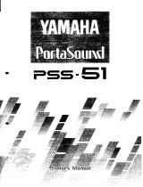Yamaha PSS-51 El kitabı