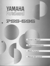 Yamaha PSS-595 El kitabı
