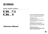 Yamaha QL1 Kullanım kılavuzu