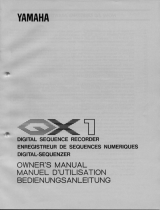 Yamaha QX1 El kitabı