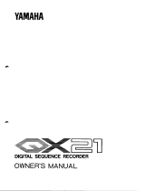 Yamaha QX21 El kitabı