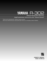 Yamaha R-302 Kullanım kılavuzu