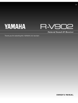 Yamaha R-V902 Kullanım kılavuzu