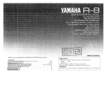 Yamaha R-8 El kitabı